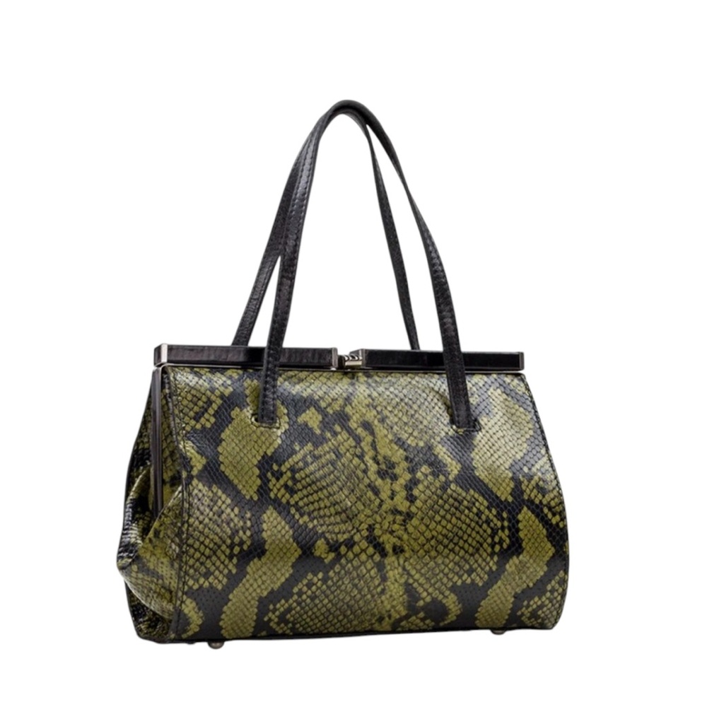 Patricia Nash Camellino  Italian Python Collection, color Olive